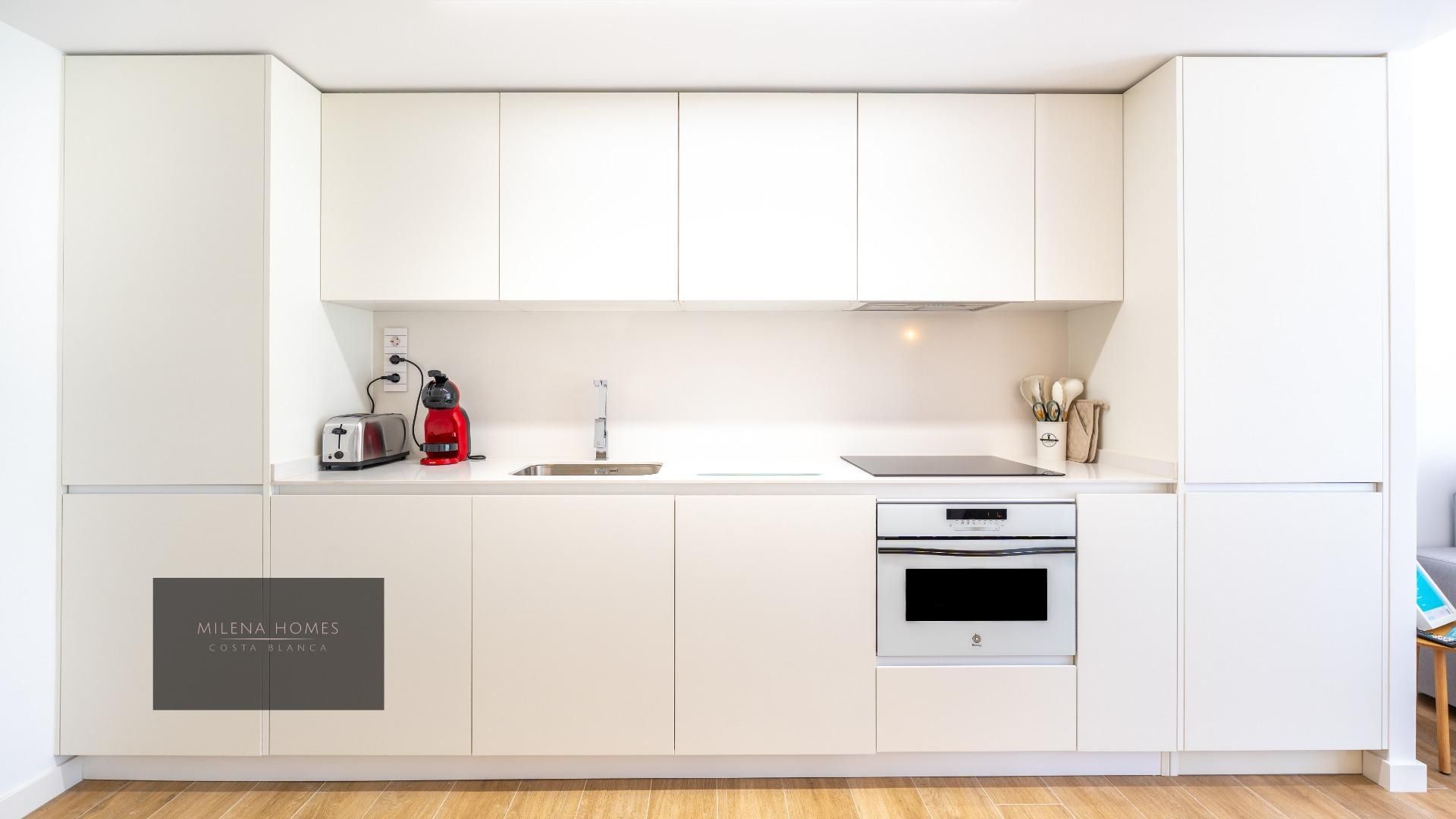 Cocina de Planta baja en venta en Torrevieja con Aire acondicionado, Jardín privado y Terraza