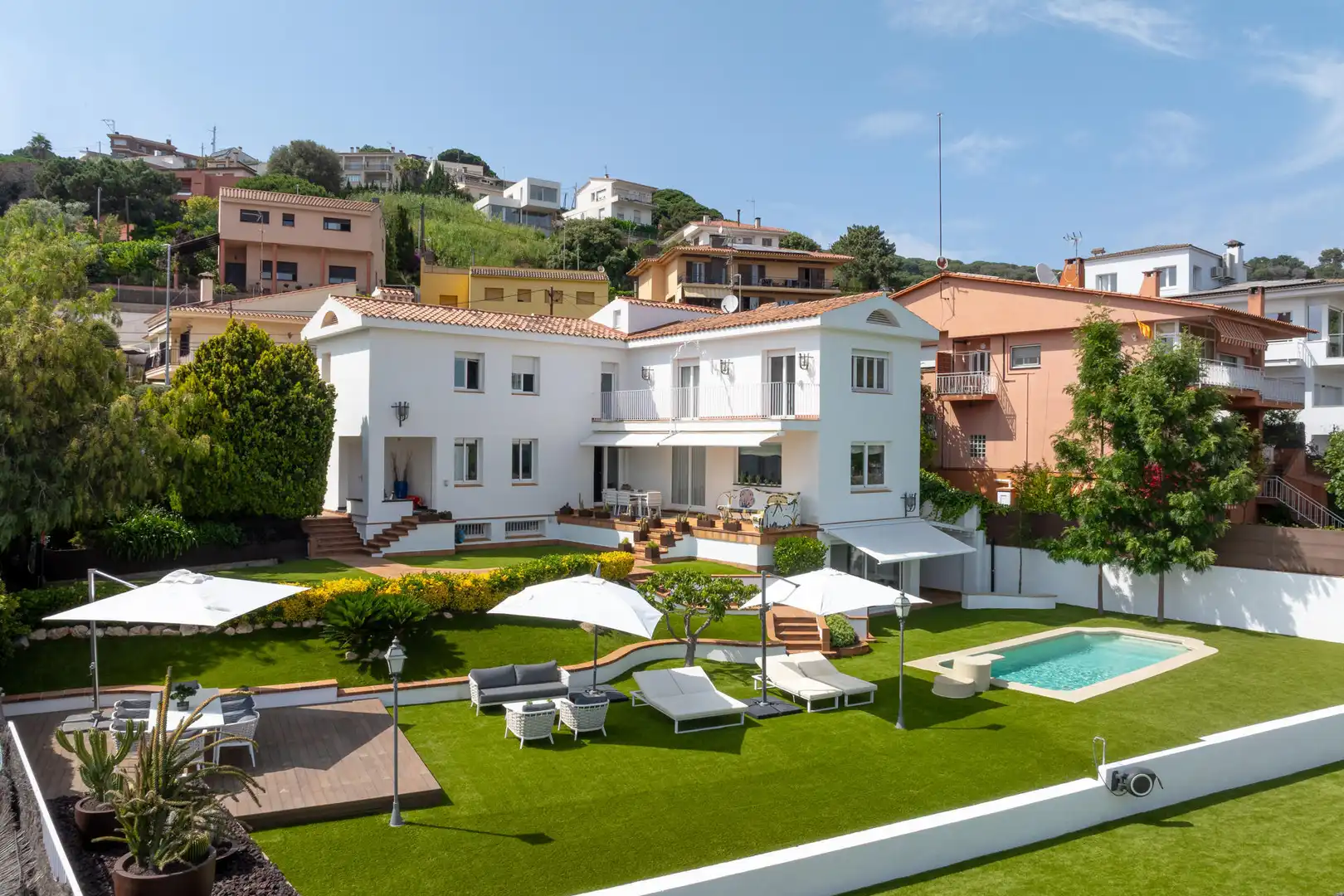 Jardín de Casa o chalet en venta en Mataró con Aire acondicionado, Calefacción y Terraza