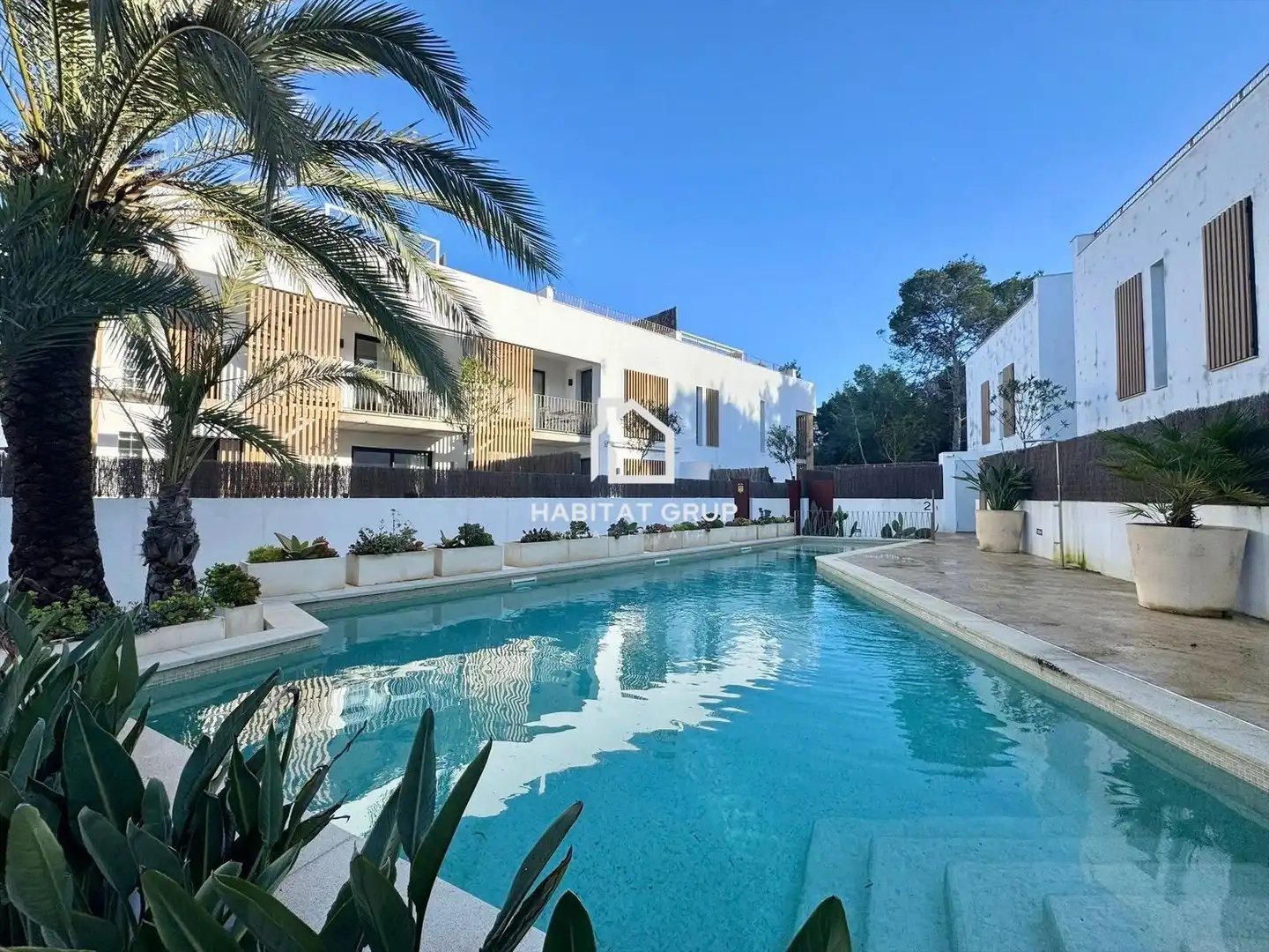 Exterior view of Flat for rent in Sant Antoni de Portmany  with Air Conditioner, Heating and Terrace