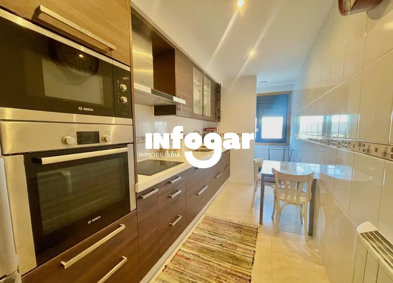 Kitchen of Flat for sale in A Guarda    with Heating, Storage room and Furnished