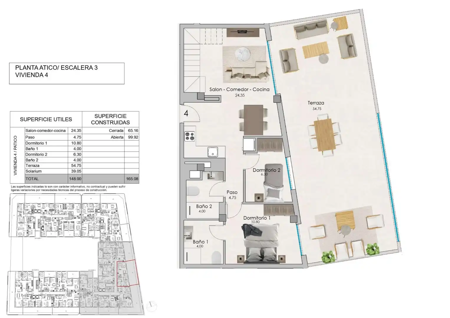Ático con piscina en venta en Santa Pola ciudad, imagen 4