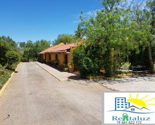 Vista exterior de Finca rústica de lloguer en Jerez de la Frontera amb Aire condicionat, Jardí privat i Terrassa