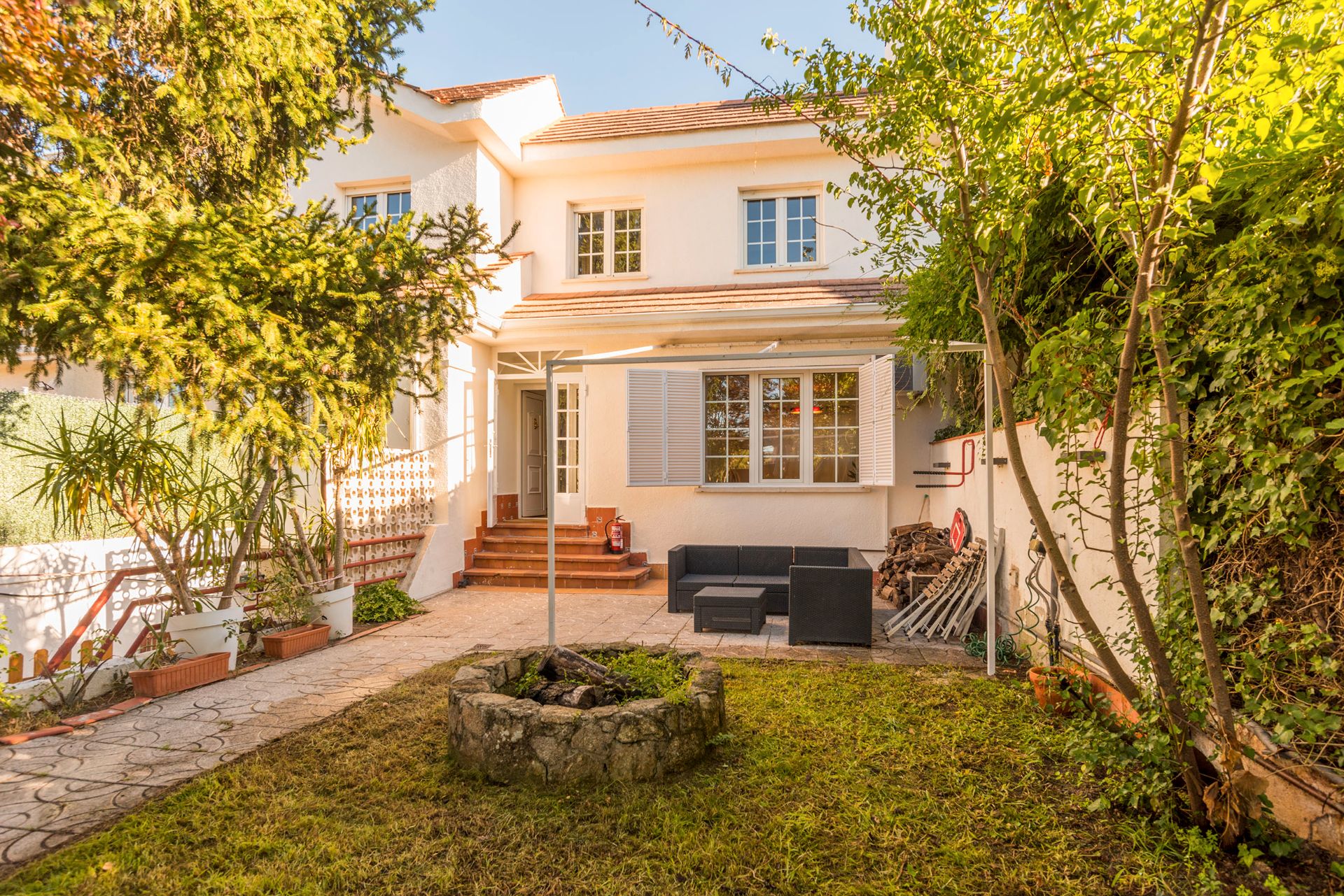 Garden of Single-family semi-detached to rent in Las Rozas de Madrid  with Air Conditioner, Heating and Private garden