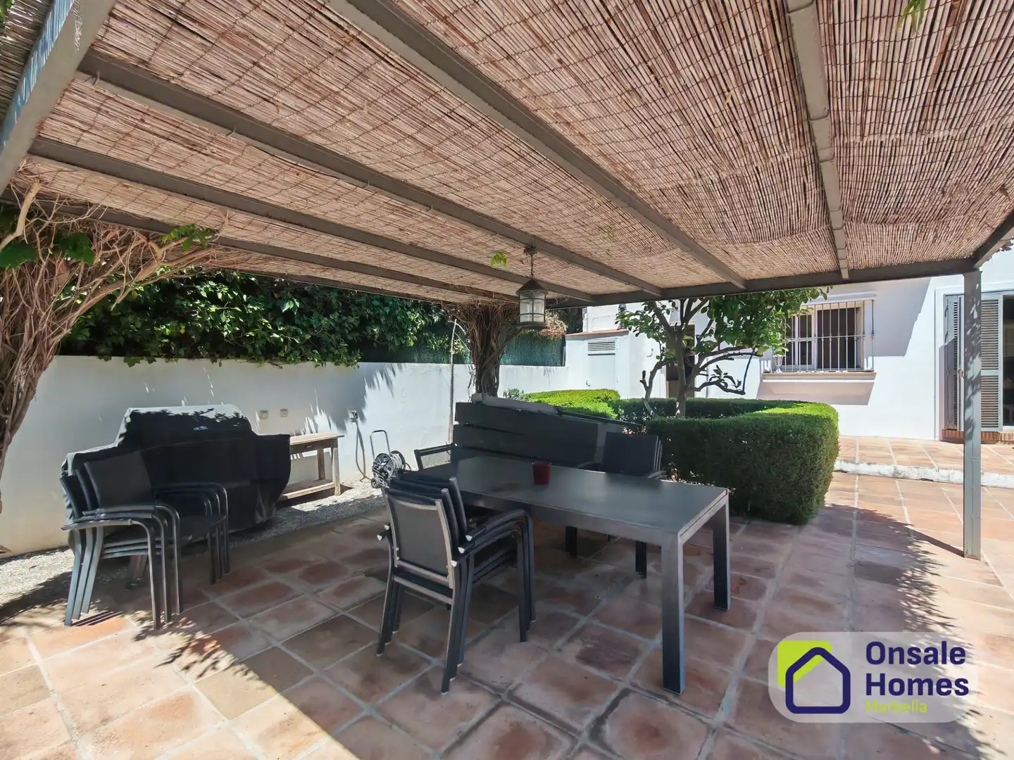 Terrace of Houses for rent in Marbella  with Air Conditioner, Private garden and Terrace