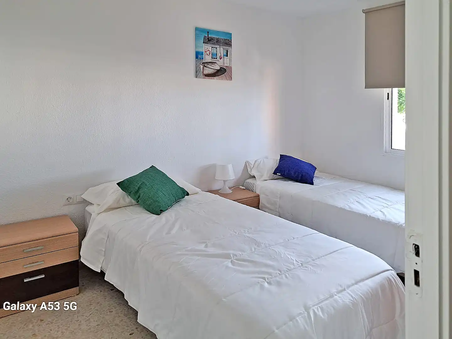 Dormitori de Pis de lloguer en Benalmádena amb Aire condicionat, Jardí privat i Terrassa
