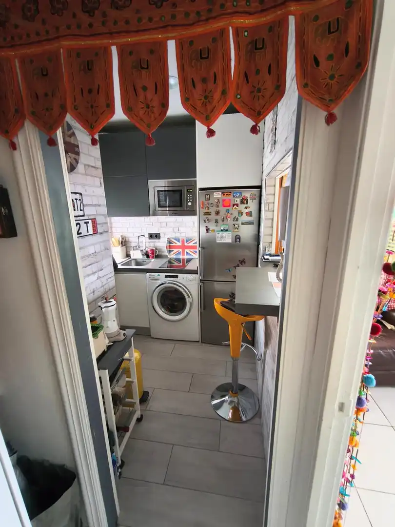 Cocina de Ático en venta en San Andrés del Rabanedo con Calefacción, Terraza y Amueblado