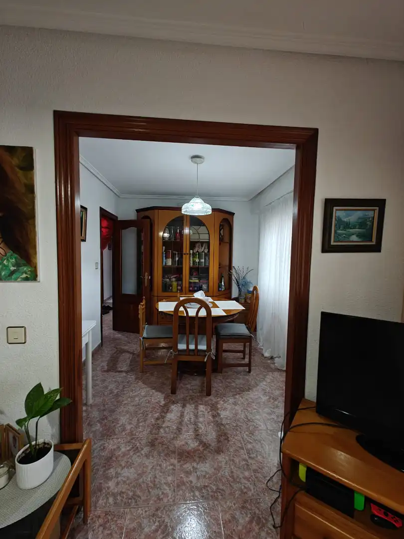 Dining room of Flat for rent in Valencia  with Air Conditioner, Furnished and Balcony