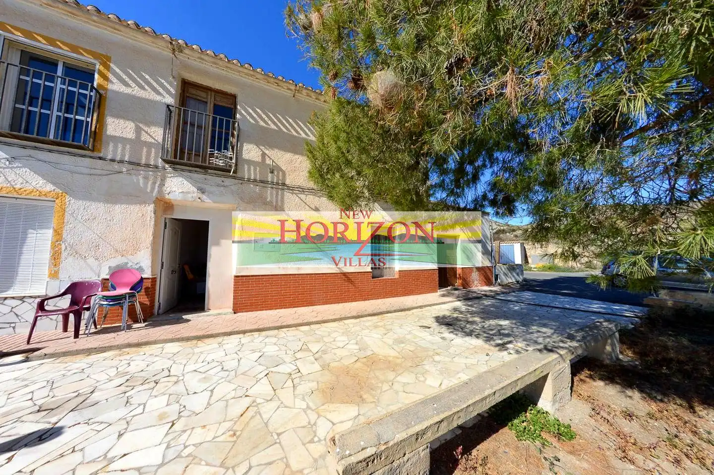 Vista exterior de Casa adosada en venta en Arboleas con Jardín privado, Amueblado y Internet