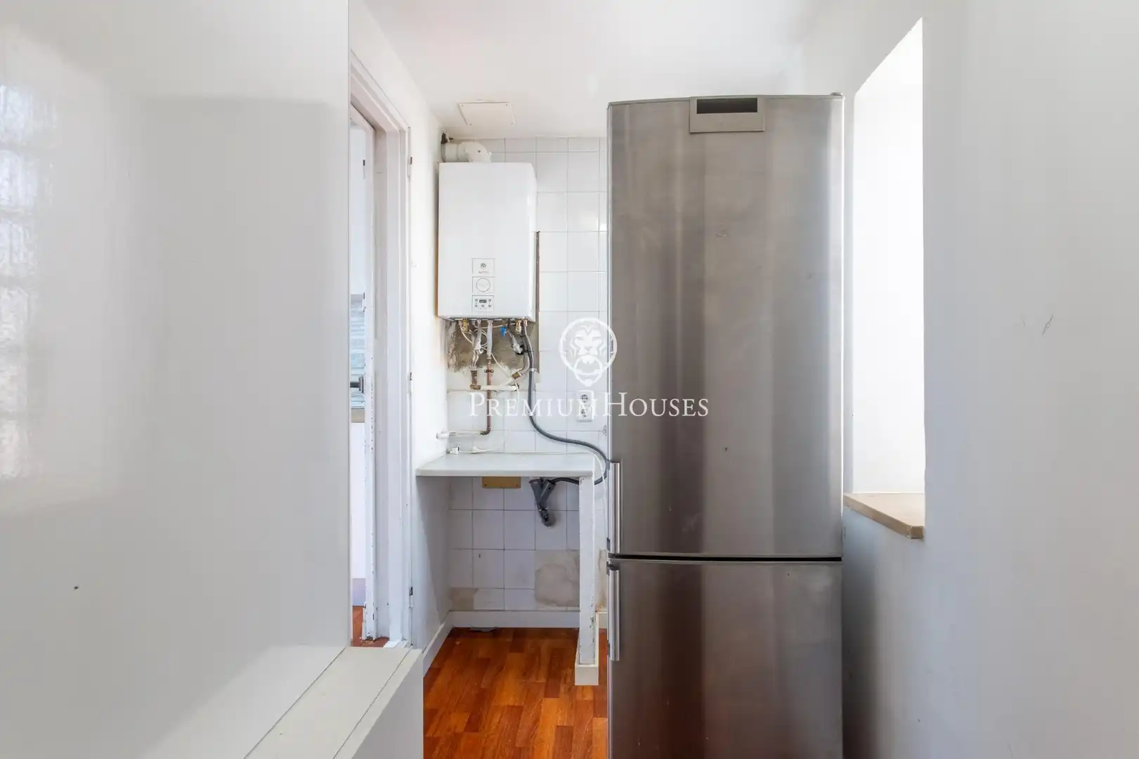 Kitchen of Attic for sale in Mataró  with Air Conditioner, Heating and Parquet flooring