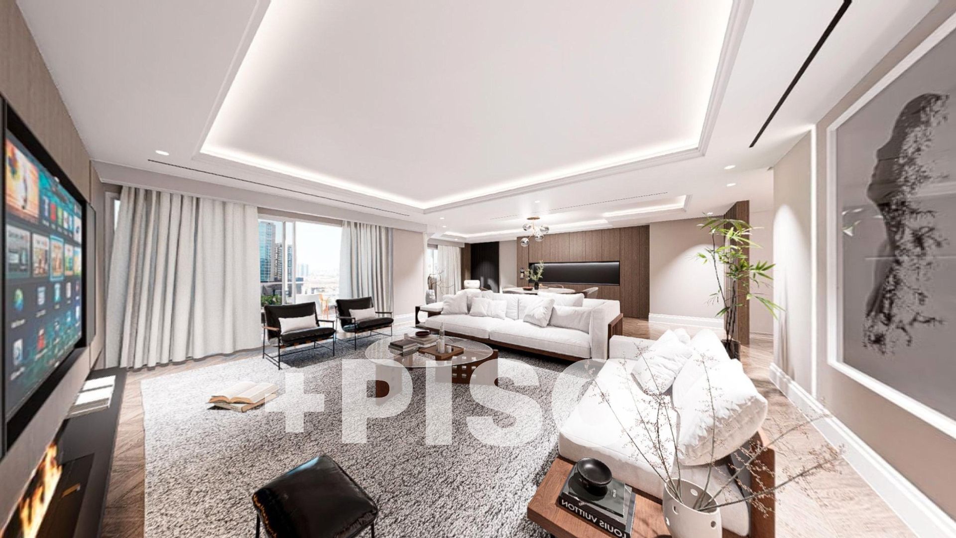 Sala d'estar de Pis en venda en  Madrid Capital amb Aire condicionat, Calefacció i Terrassa