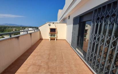 Terrace of Attic for sale in Burriana / Borriana  with Air Conditioner, Terrace and Swimming Pool