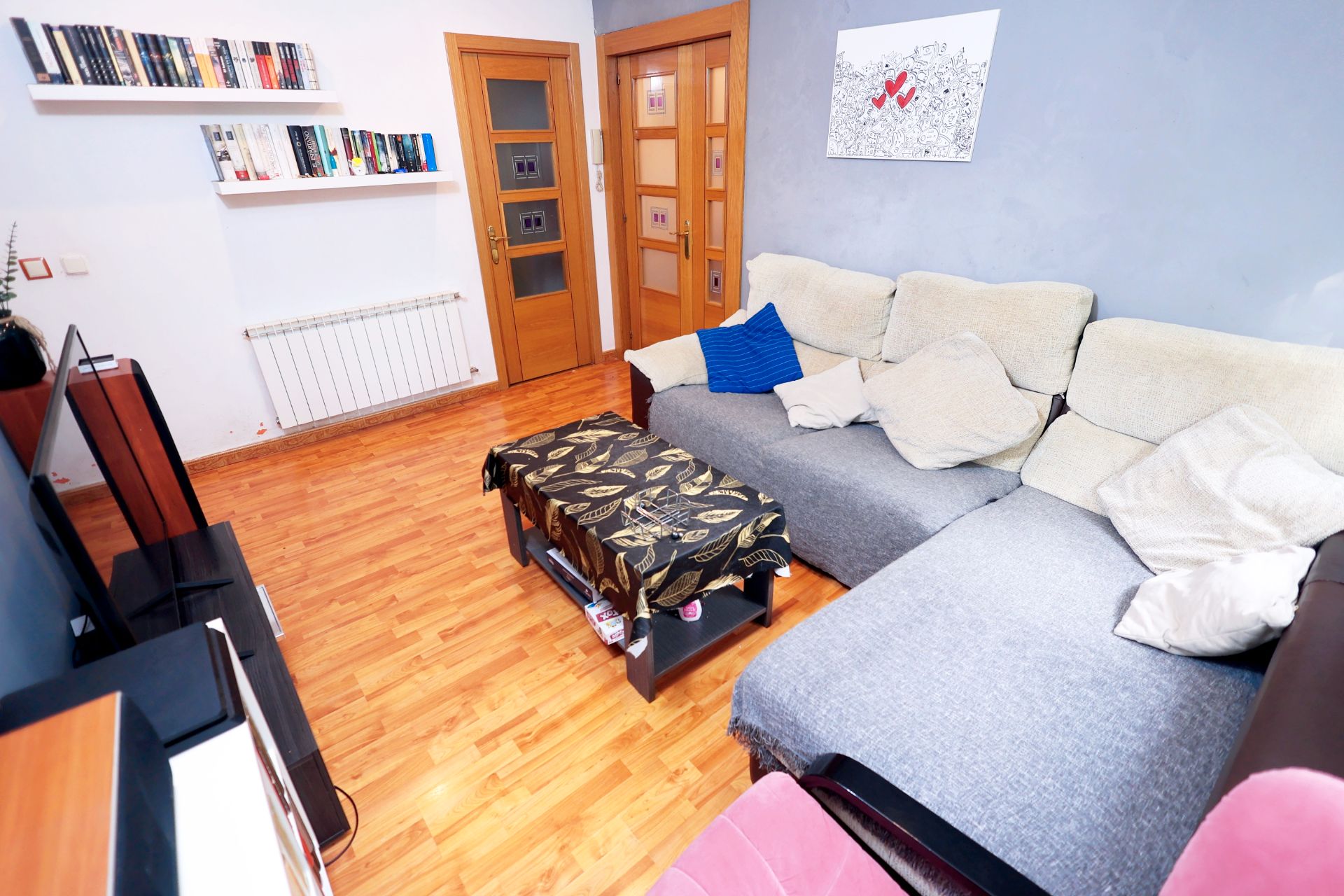 Sala d'estar de Pis en venda en Mejorada del Campo amb Aire condicionat i Calefacció