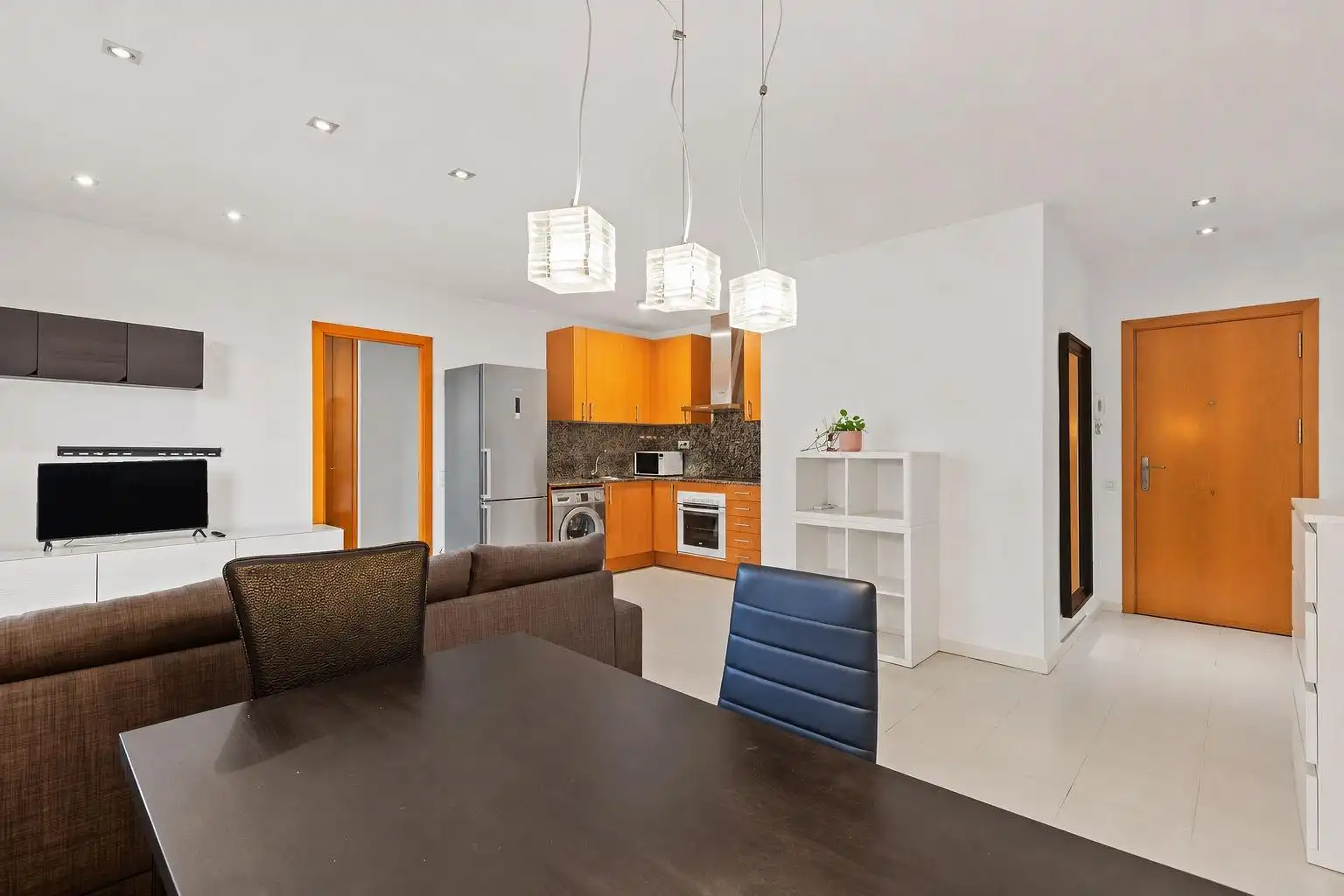 Küche von Wohnung zum Verkauf in Terrassa mit Klimaanlage und Heizung