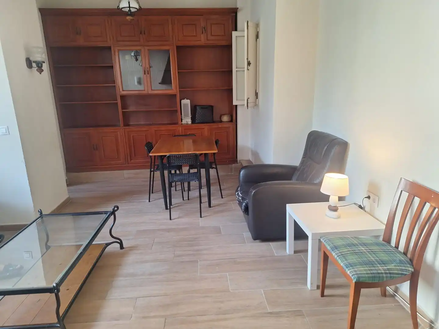 Living room of Flat for rent in Valencia  with Air Conditioner, Heating and Parquet flooring