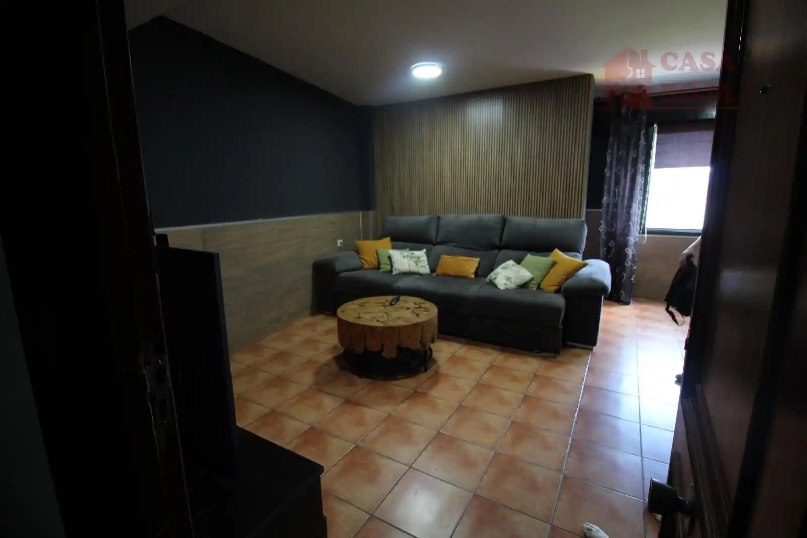 Living room of Flat for sale in Moaña  with Terrace, Storage room and Furnished