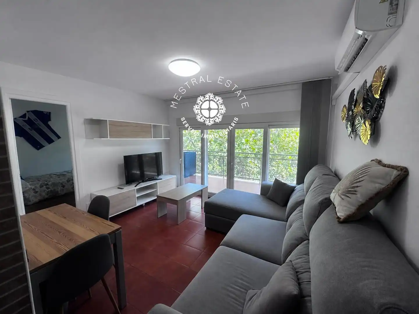 Wohnzimmer von Wohnung zum Verkauf in Salou mit Klimaanlage, Heizung und Terrasse