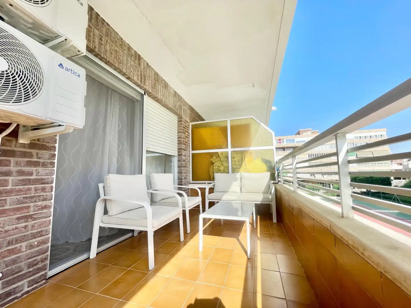 Terrace of Apartments for rent in Torrevieja  with Air Conditioner, Heating and Terrace