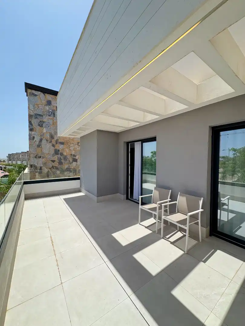 Terrassa de Casa o xalet en venda en Torre-Pacheco amb Aire condicionat, Calefacció i Jardí privat