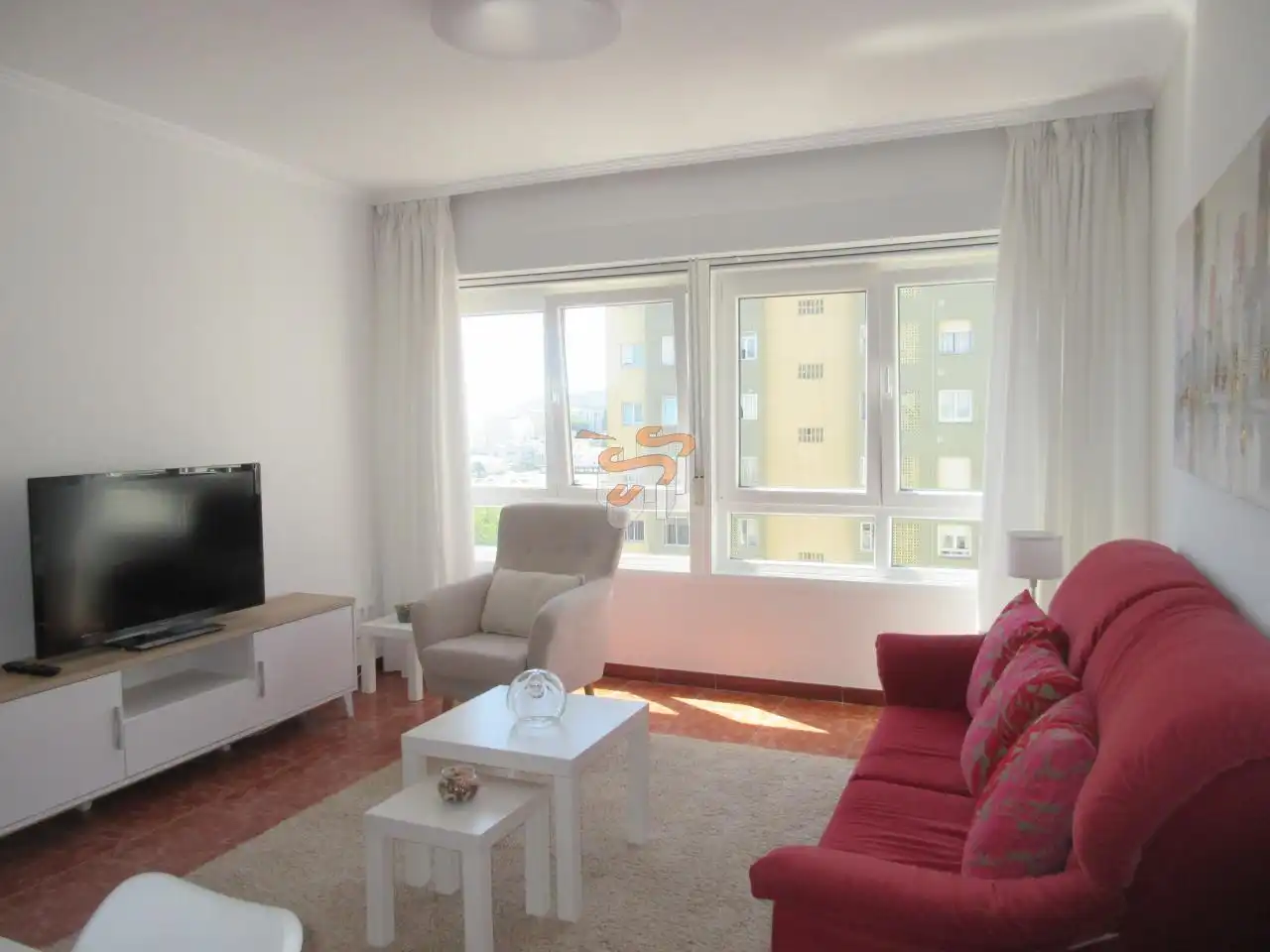 Living room of Apartments for rent in Ferrol  with Heating and Furnished