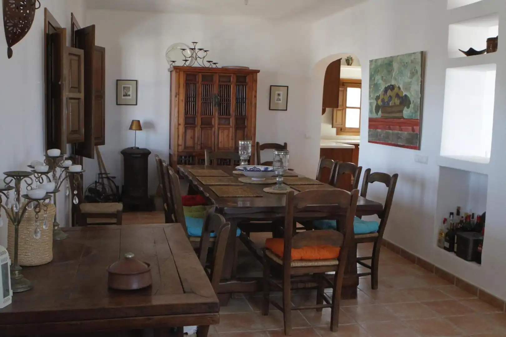 Esszimmer von Country house zum Verkauf in Sorbas mit Privatgarten, Terrasse und Abstellraum