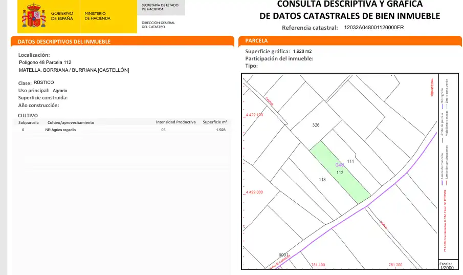 Rustikales Grundstück zum Verkauf in Camino de Onda - Salesianos, imagen 3