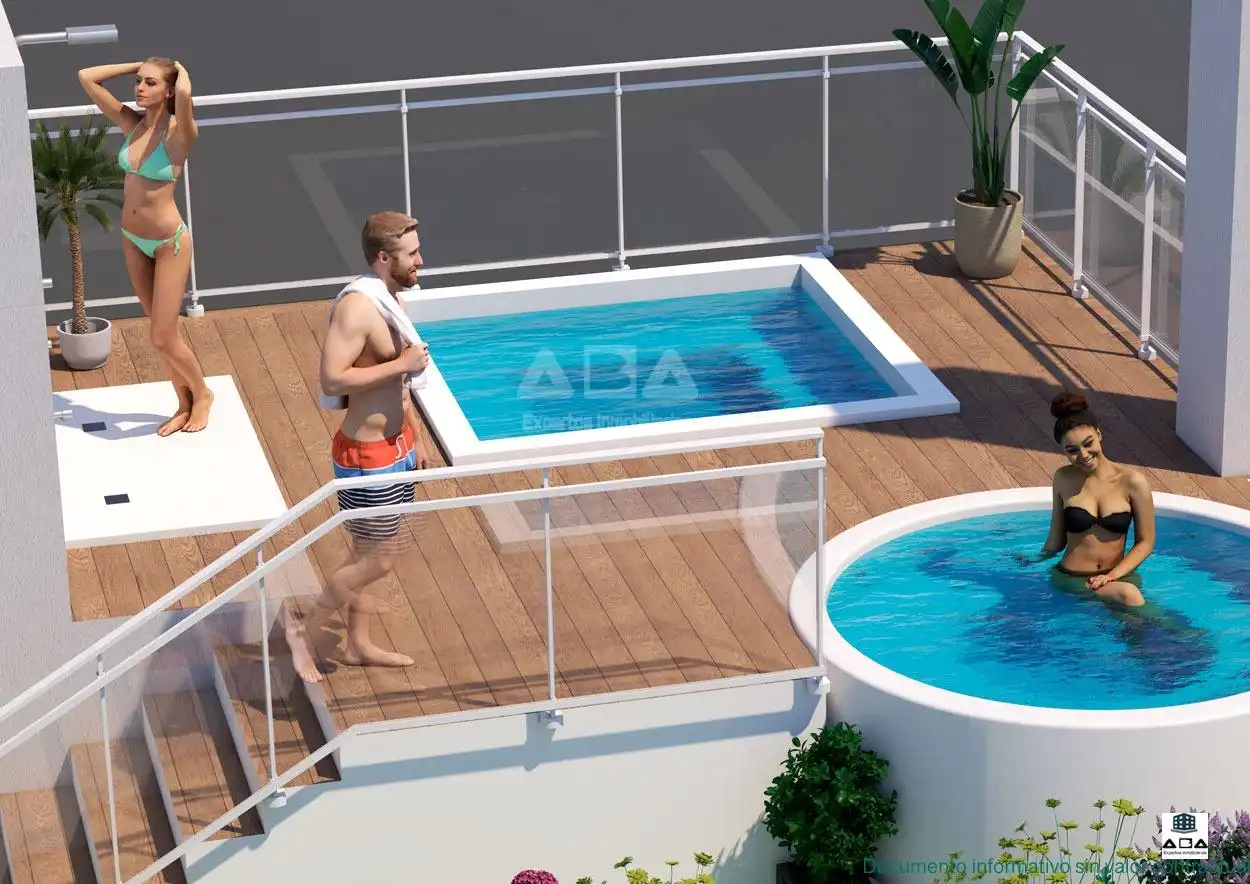 Piscina de Apartament en venda en Castellón de la Plana / Castelló de la Plana amb Aire condicionat, Terrassa i Traster