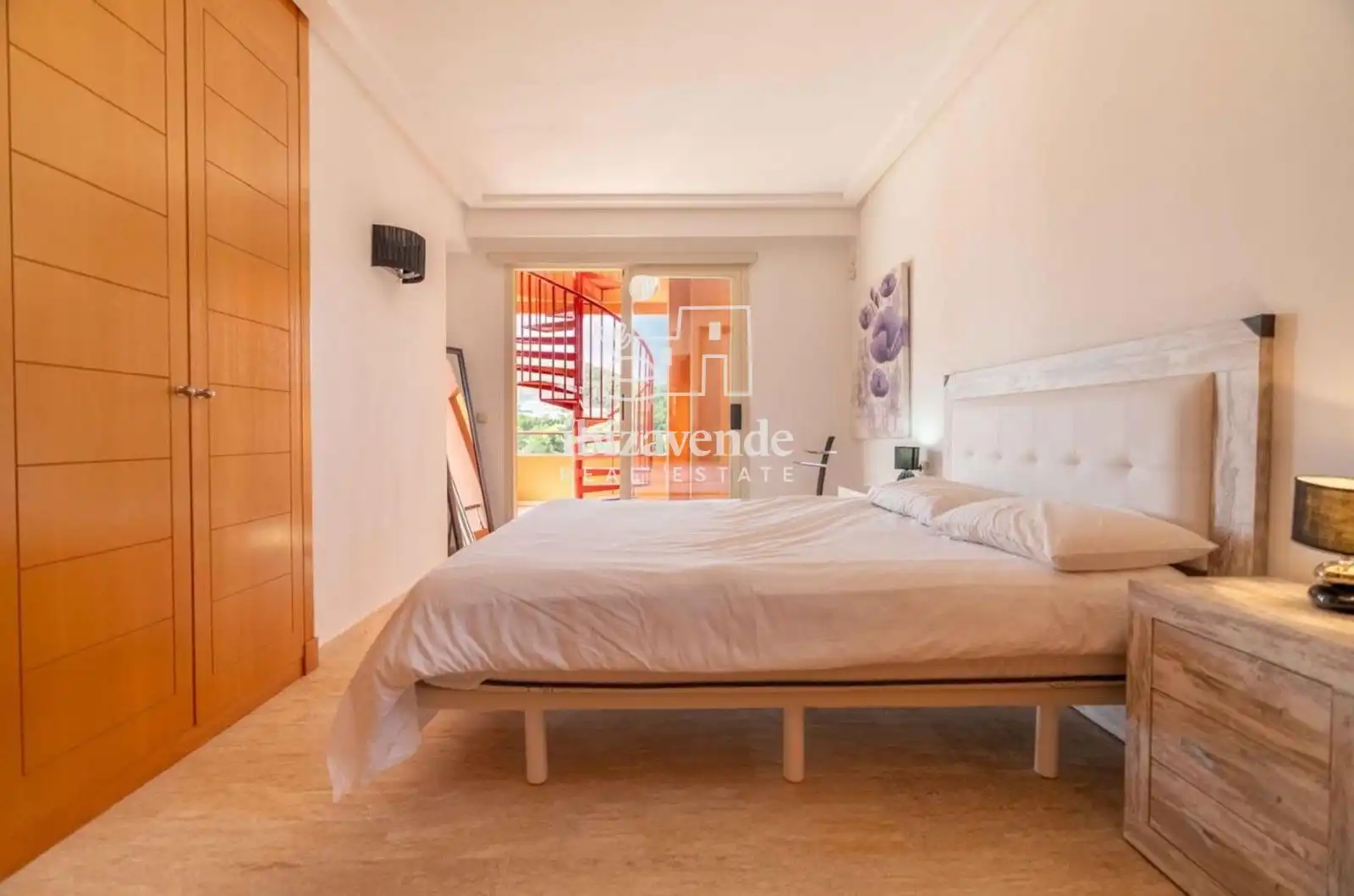 Habitación de Dúplex de alquiler en Santa Eulària des Riu con Aire acondicionado, Terraza y Trastero