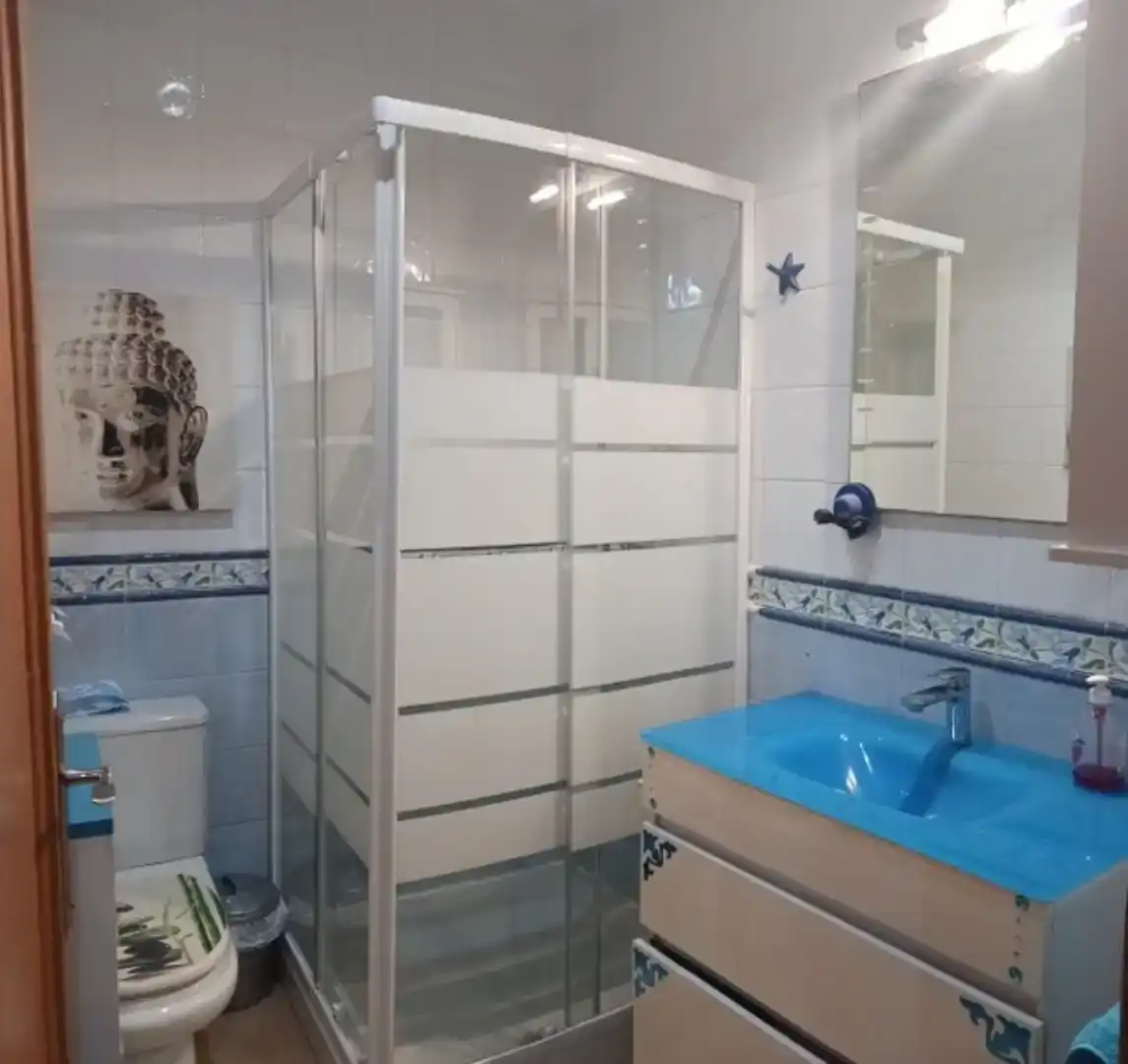Badezimmer von Maisonette zum Verkauf in Dénia mit Klimaanlage