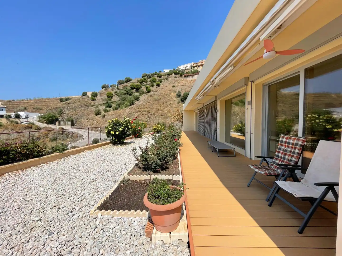 Terrassa de Casa o xalet en venda en Torrox amb Aire condicionat, Jardí privat i Piscina
