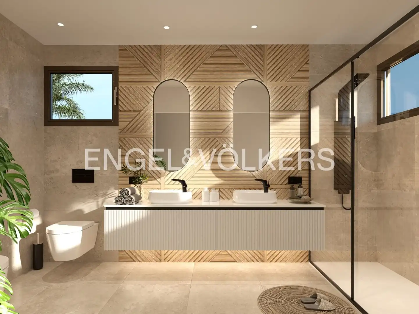 Baño de Casa o chalet en venta en Orihuela con Aire acondicionado, Calefacción y Jardín privado