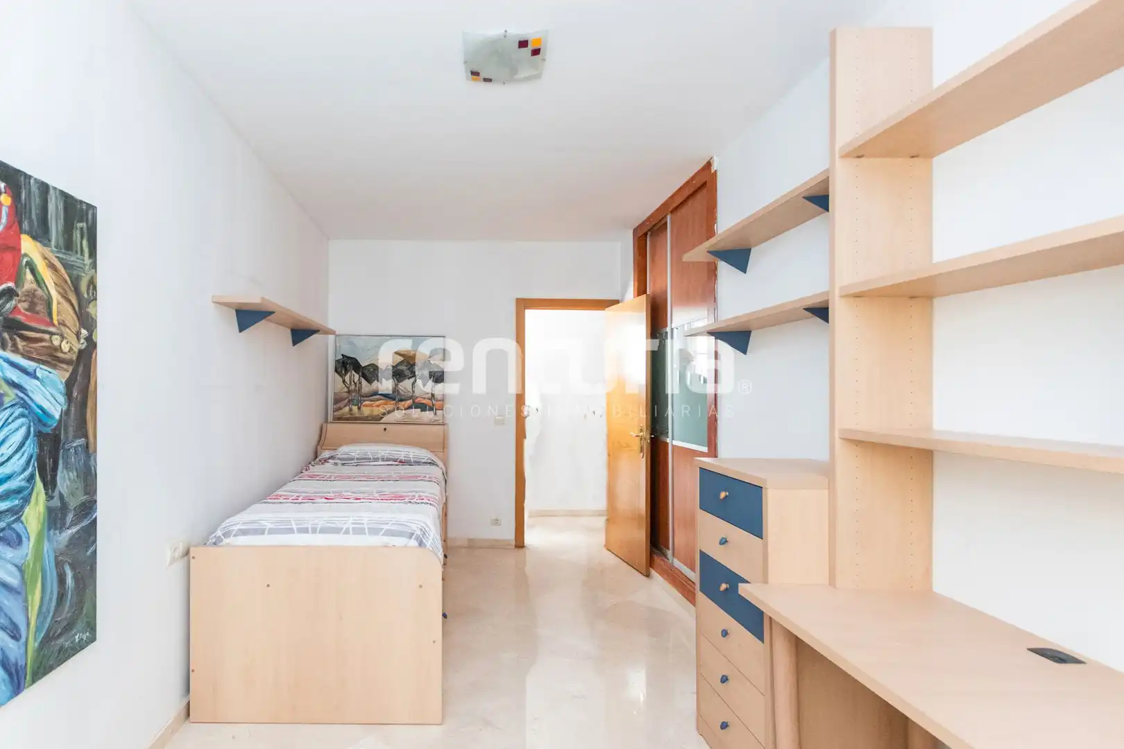 Dormitori de Pis en venda en La Font de la Figuera amb Aire condicionat, Terrassa i Forn