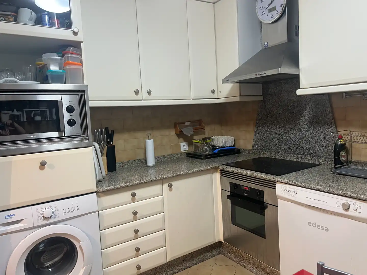 Kitchen of Apartments for sale in Baiona  with Heating, Furnished and Washing machine
