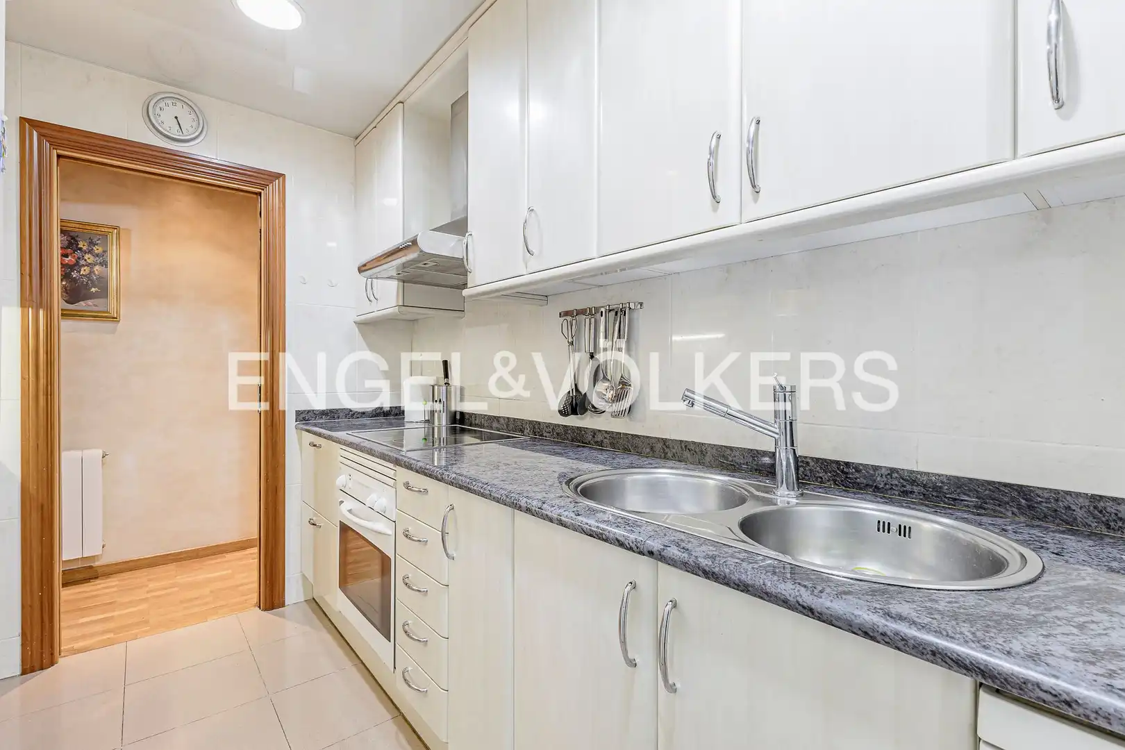Kitchen of Flat for sale in Barcelona  with Air Conditioner, Heating and Furnished