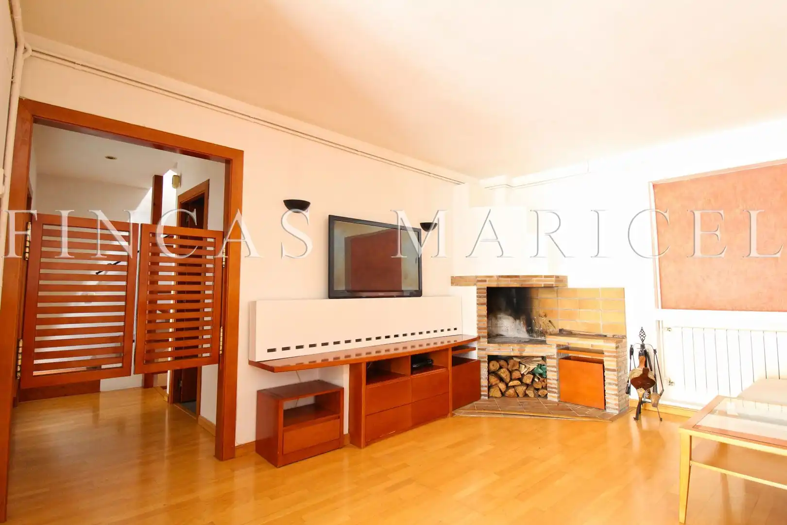 Living room of Attic for sale in Sitges  with Air Conditioner and Terrace