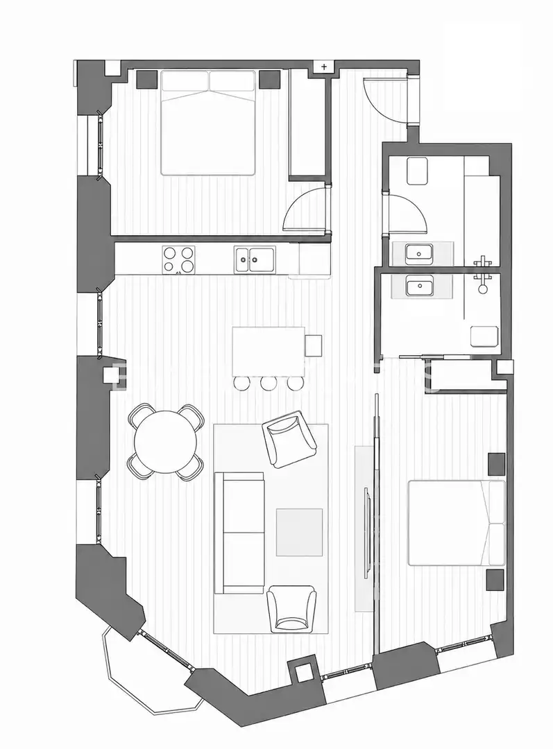 Flat for sale in Gozón  with Air Conditioner, Heating and Balcony