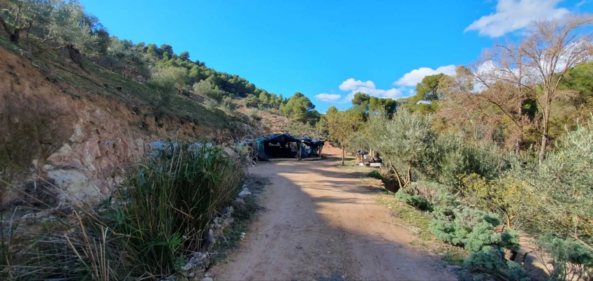 Vista exterior de Finca rústica en venda en El Burgo amb Calefacció, Jardí privat i Traster