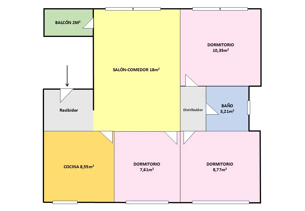 Piso en venta en Barcelona con Aire acondicionado, Calefacción y Parquet