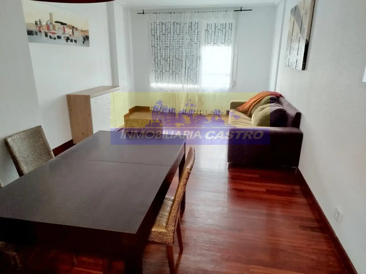 Wohnzimmer von Wohnung zur Miete in Castro-Urdiales mit Heizung, Möbliert und Balkon