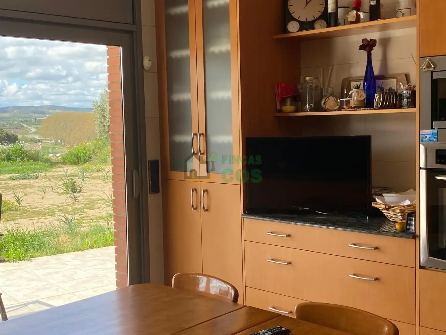 Cuina de Casa o xalet en venda en Les Borges Blanques amb Calefacció, Jardí privat i Terrassa