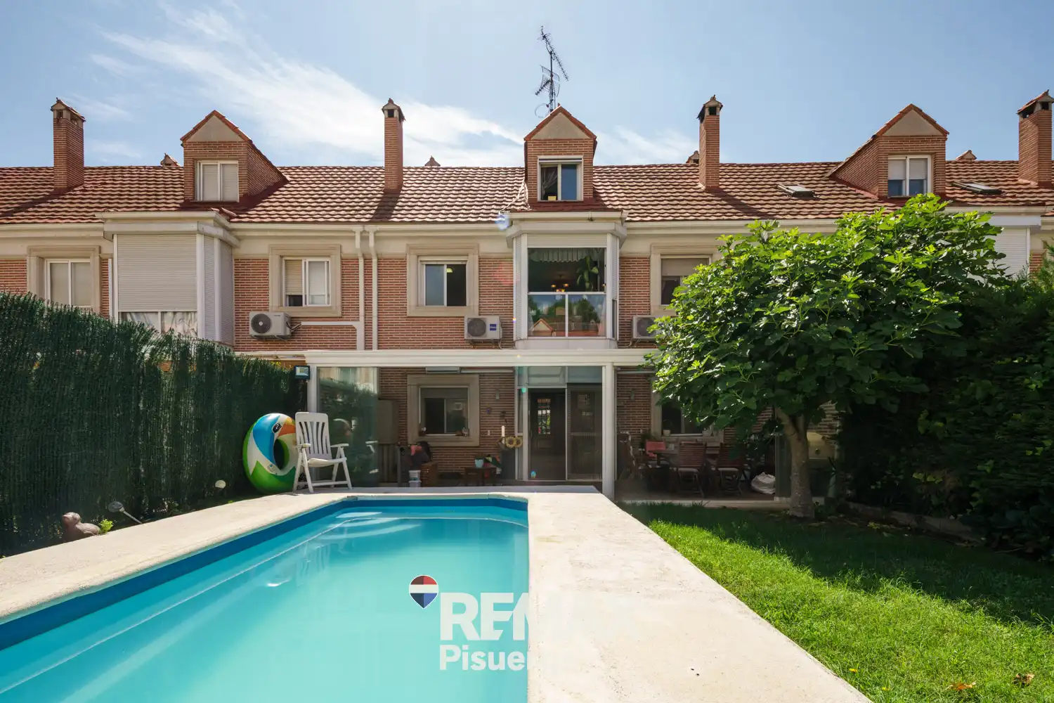 Vista exterior de Casa o chalet en venta en Arroyo de la Encomienda con Aire acondicionado, Calefacción y Jardín privado