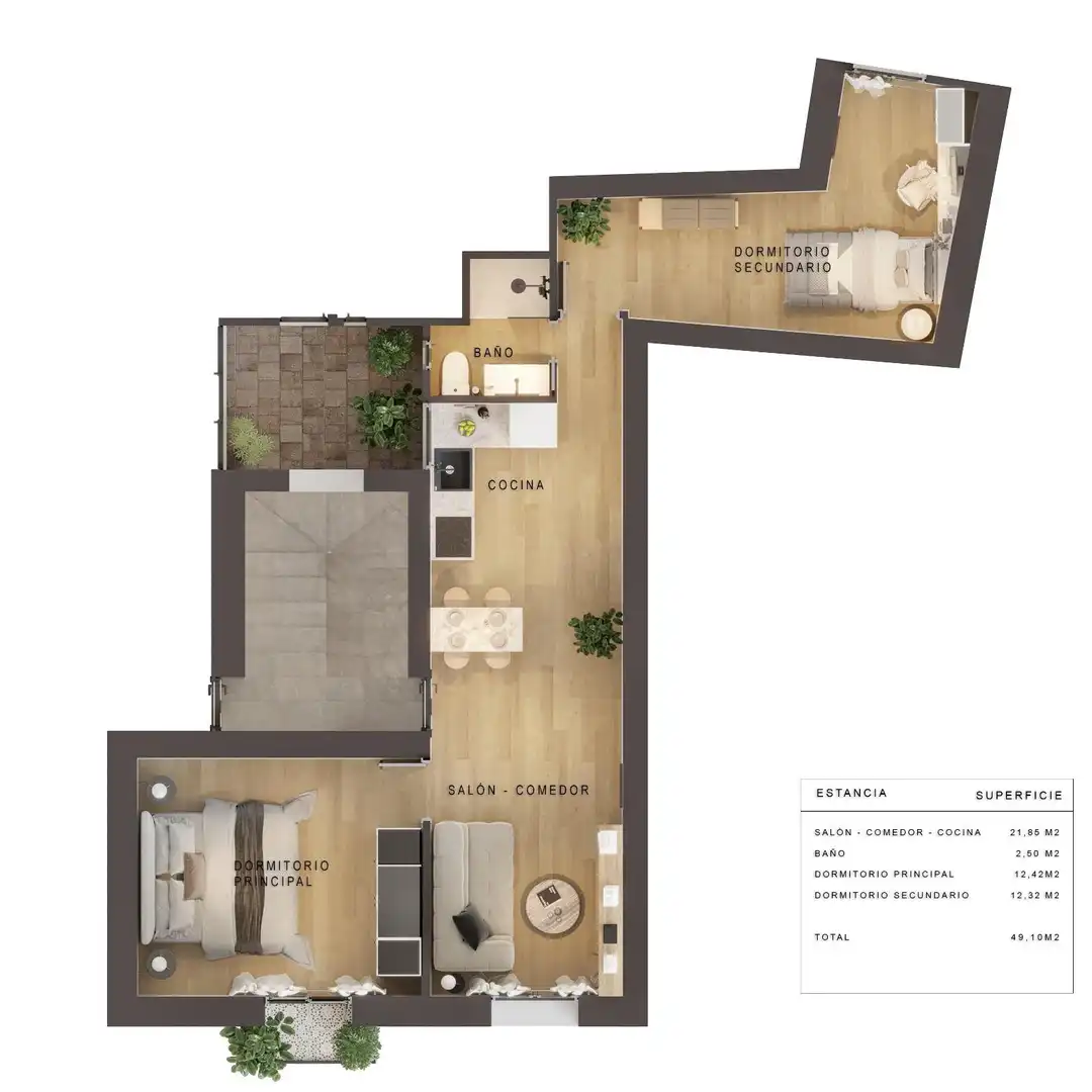 Piso con terraza en venta en Casco Antiguo, imagen 11