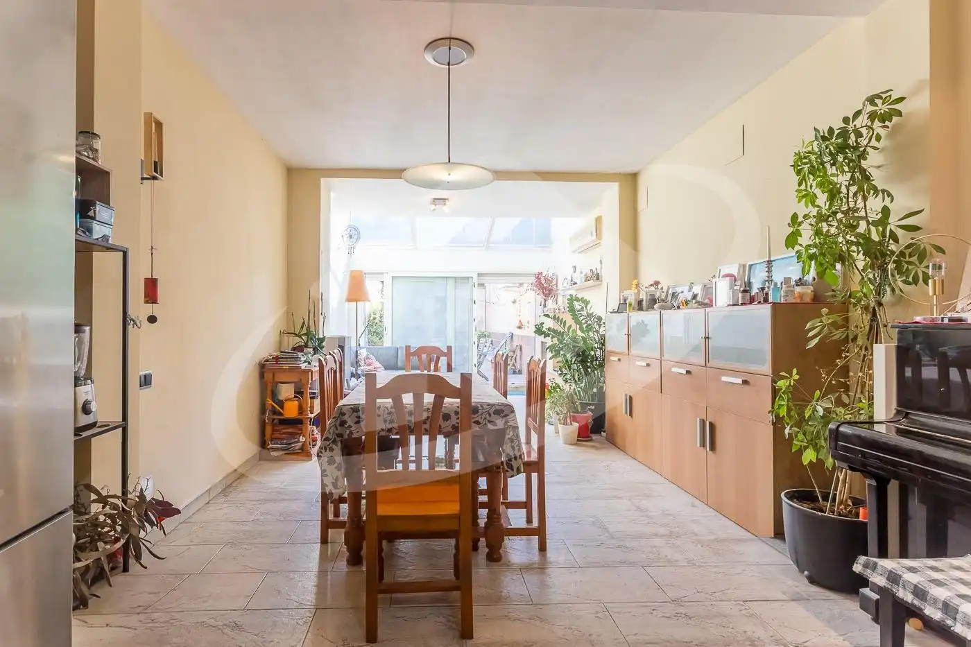 Esszimmer von Haus oder Chalet zum Verkauf in Sabadell mit Klimaanlage, Privatgarten und Terrasse