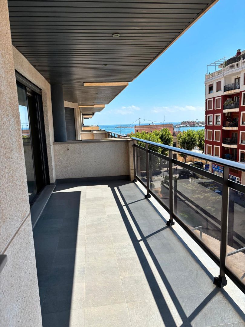 Balcony of Flat to rent in Dénia  with Air Conditioner, Terrace and Furnished