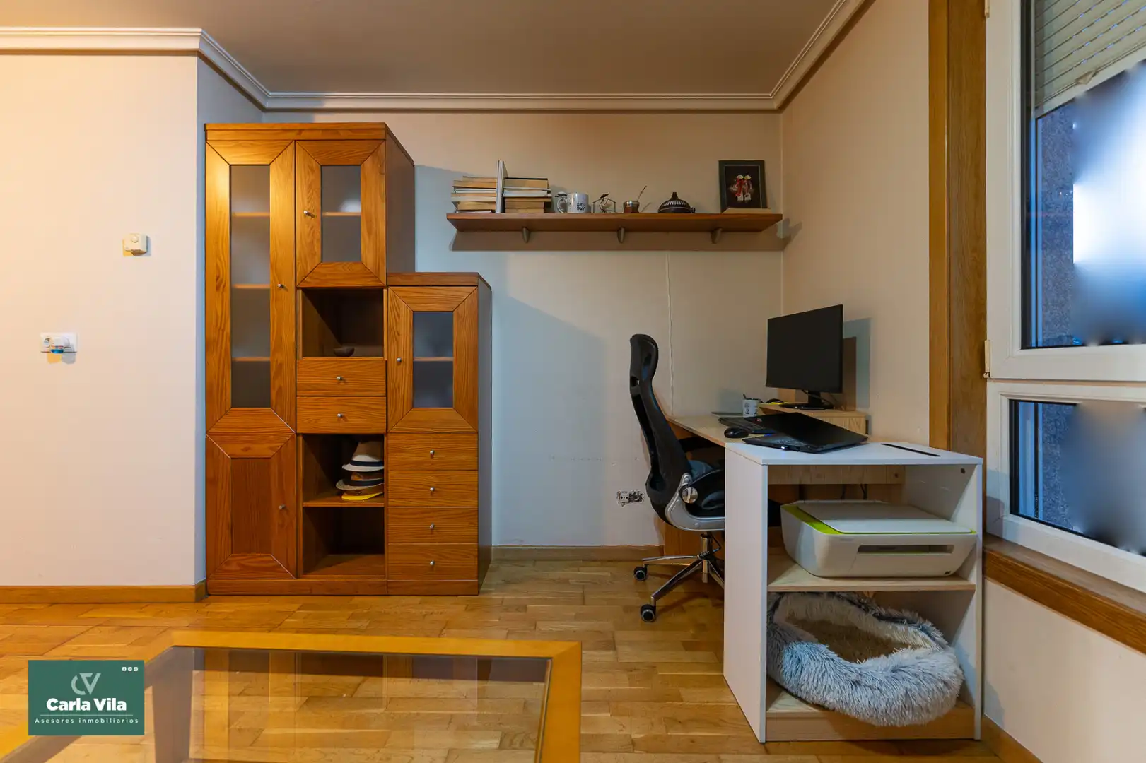 Dormitori de Apartament en venda en Lugo amb Calefacció, Parquet i Moblat