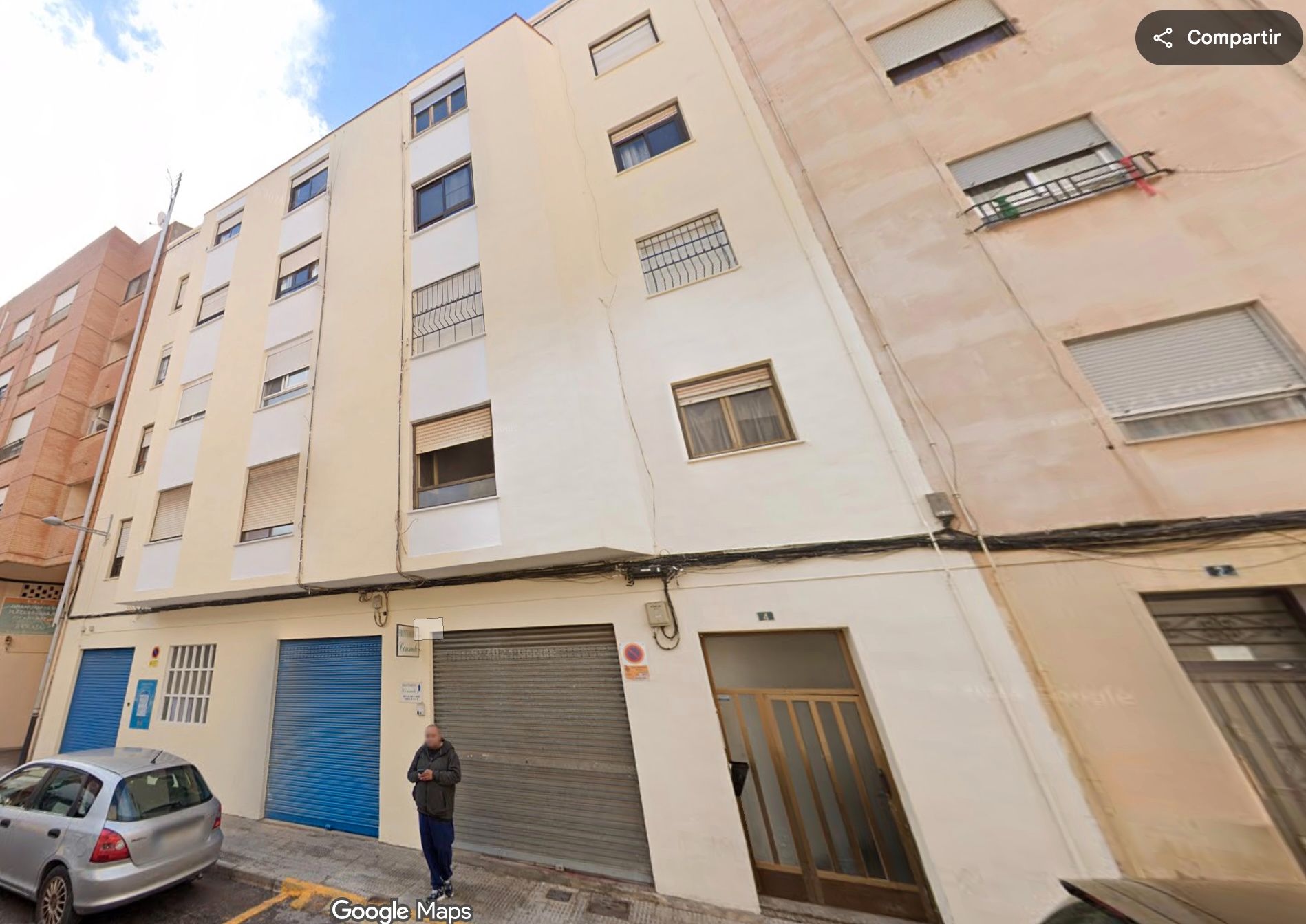 Exterior view of Flat for rent in Castellón de la Plana / Castelló de la Plana  with Parquet flooring, Storage room and Furnished