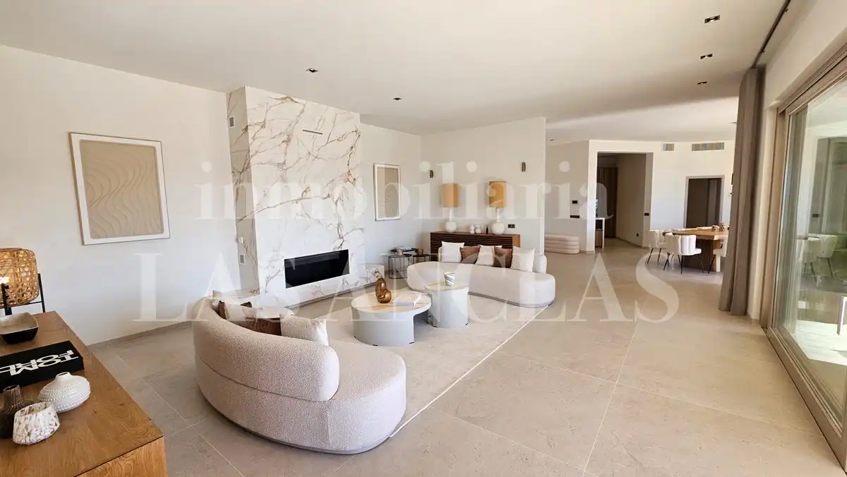 Sala d'estar de Casa o xalet en venda en Santa Eulària des Riu amb Aire condicionat, Calefacció i Terrassa