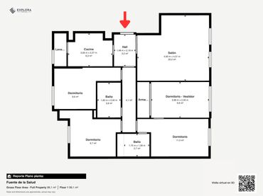 Appartement avec ascenseur à vendre à Calle Acera Fuente de la Salud 2