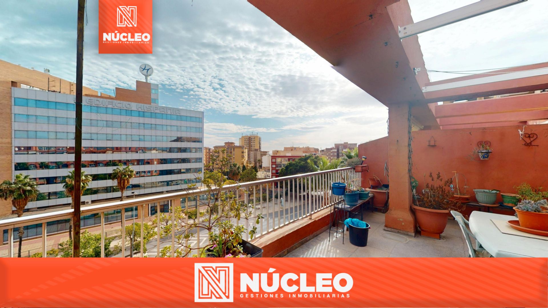 Balcony of Attic for sale in Alicante / Alacant  with Terrace, Furnished and Washing machine