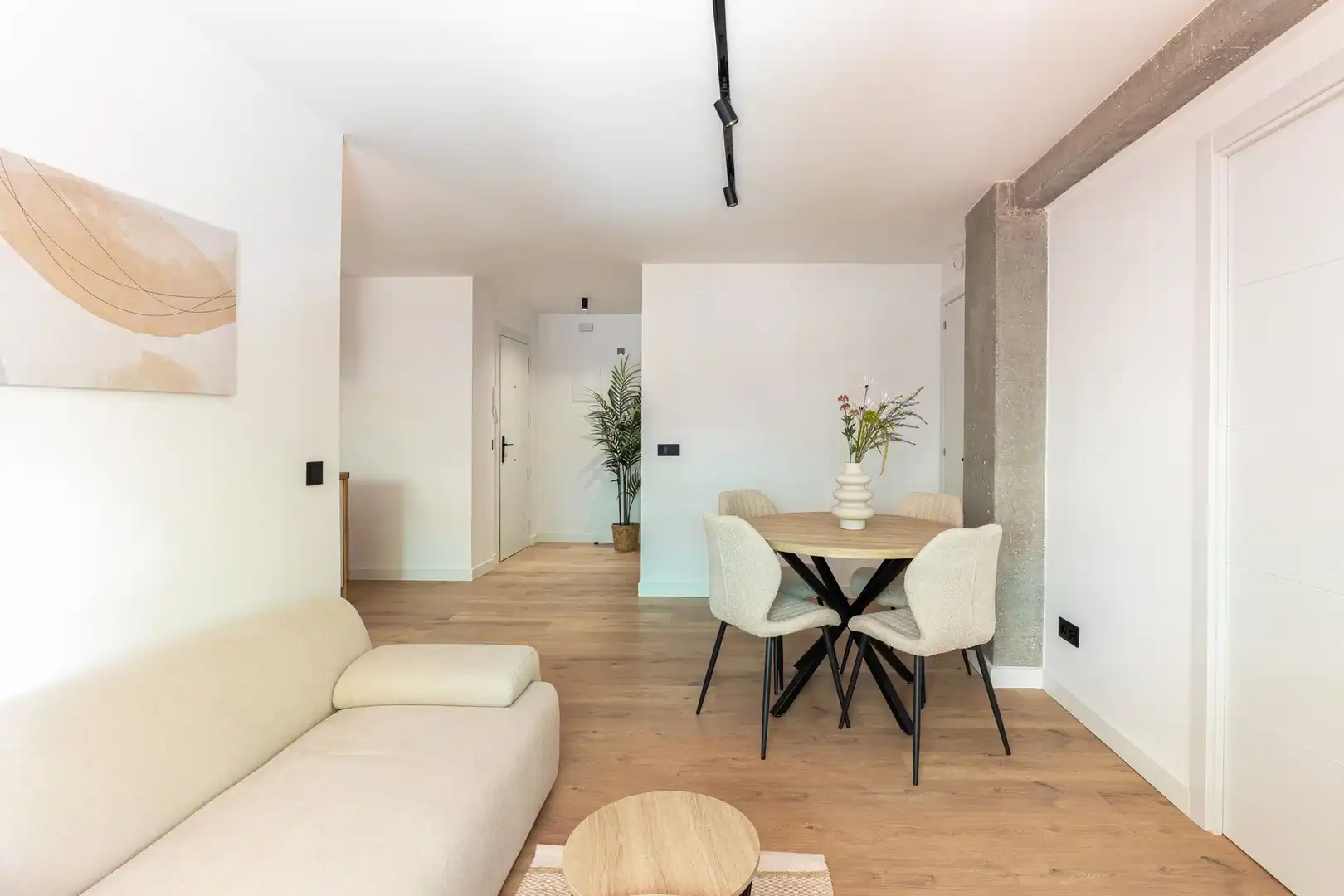 Sala de estar de Piso en venta en Esparreguera con Parquet, Amueblado y Horno