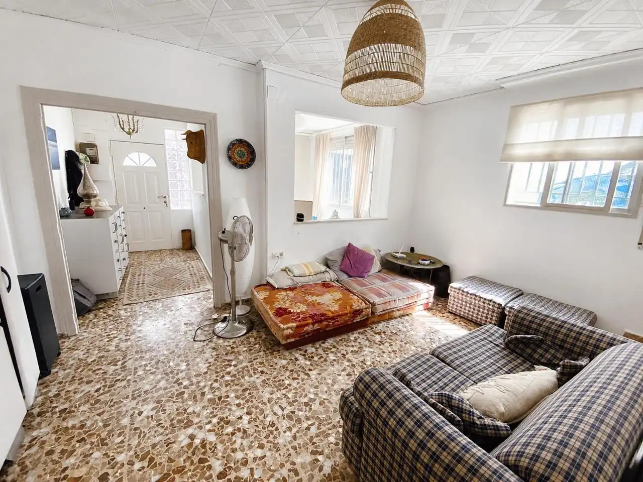 Living room of Houses for sale in Oliva  with Air Conditioner, Terrace and Storage room